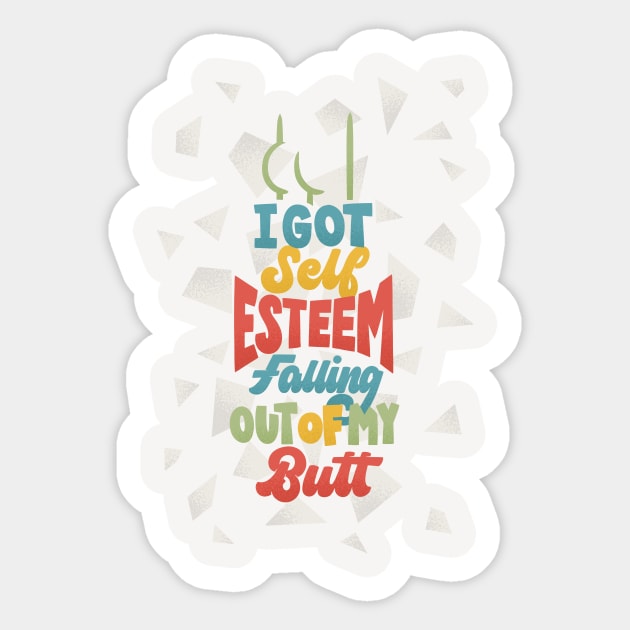 Self Esteem Sticker by polliadesign